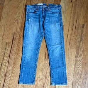 Pilcro Classic Blue Ankle Jeans